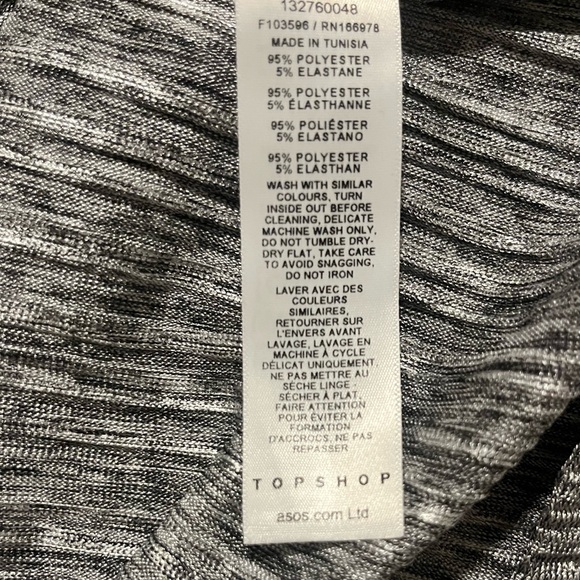 Topshop Plisse Collard Midi Column Dress - Picture 7 of 7